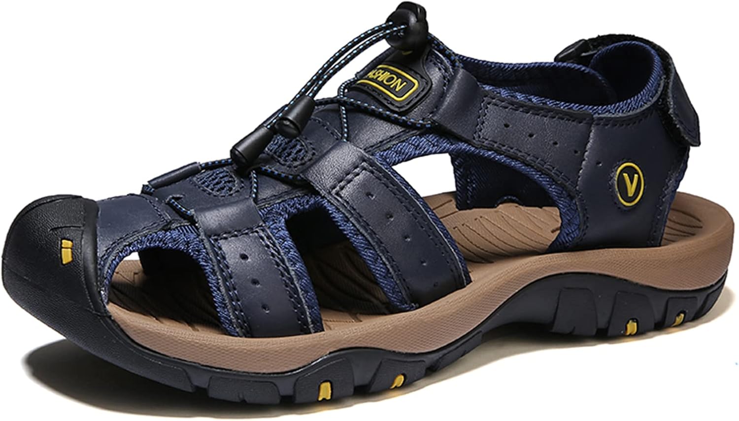 Мужские кожаные сандалии CHUUMEE для походов, пляжа и водных видов спорта, синий
Мужские кожаные сандалии CHUUMEE для походов, пляжа и водных видов спорта, синий