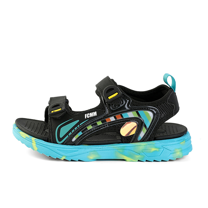 Детские сандалии, устойчивые к истиранию FCMM, черный/зеленый
Детские сандалии, устойчивые к истиранию FCMM, черный/зеленый