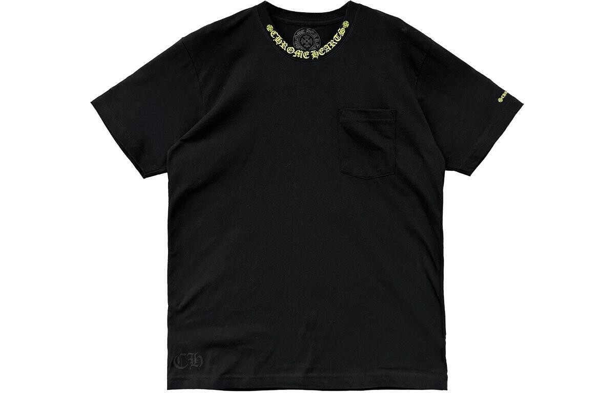 Футболка мужская черная Chrome Hearts, черный 
Футболка мужская черная Chrome Hearts, черный