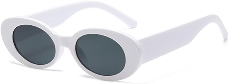 Ретро-солнцезащитные очки в маленькой оправе овальной формы для женщин, винтажные круглые солнцезащитные очки с защитой от УФ-излучения UV400 для мужчин MTZJH, White Gray
Ретро-солнцезащитные очки в маленькой оправе овальной формы для женщин, винтажные круглые солнцезащитные очки с защитой от УФ-излучения UV400 для мужчин MTZJH, White Gray