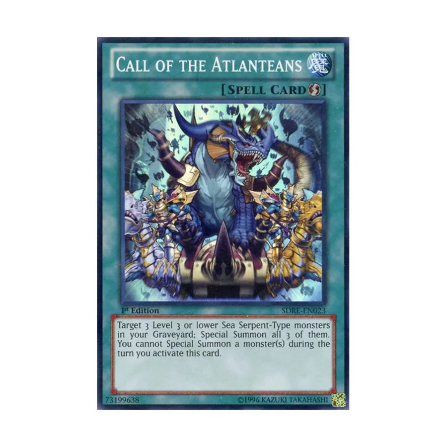 CCG Зов Атлантов (Супер Редкий), Yu-Gi-Oh - Structure Deck - Realm of the Sea Emperor - Singles
CCG Зов Атлантов (Супер Редкий), Yu-Gi-Oh - Structure Deck - Realm of the Sea Emperor - Singles