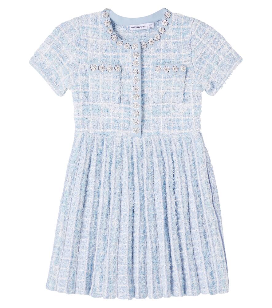 Платье из твида с декоративными элементами Self-Portrait Kids, Blue
Платье из твида с декоративными элементами Self-Portrait Kids, Blue