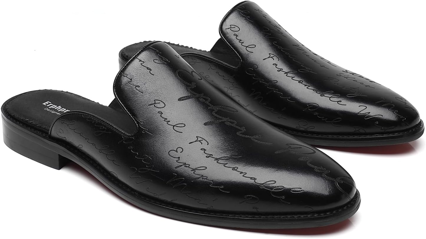 Мужские черные лоферы без задника из натуральной кожи Erphpre Paul
Мужские черные лоферы без задника из натуральной кожи Erphpre Paul