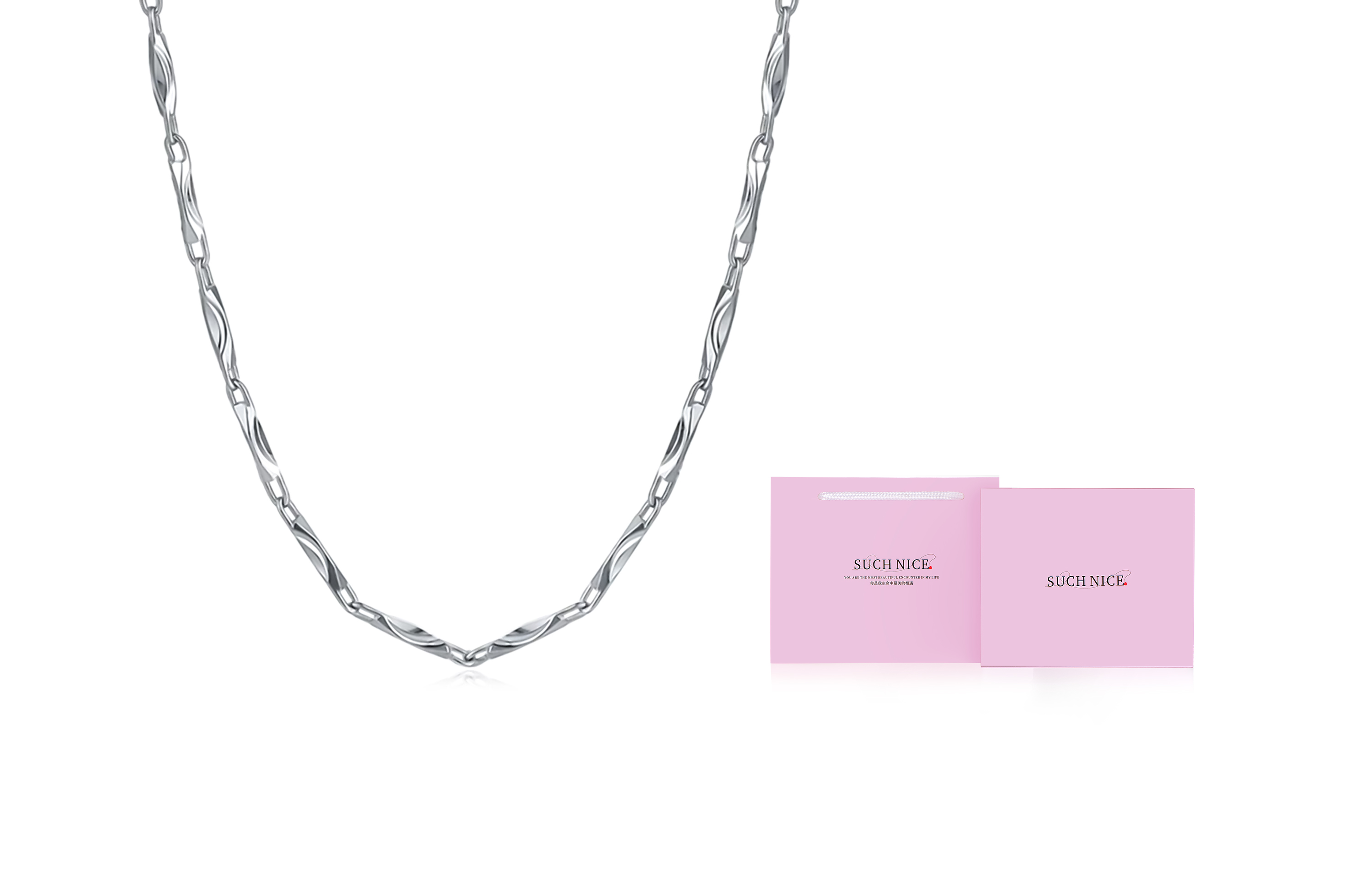 SUCH NICE Серебряное колье S999 унисекс
SUCH NICE Серебряное колье S999 унисекс