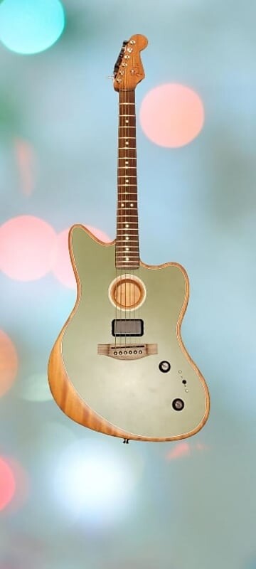Акустическая гитара Fender Acoustasonic Player Jazzmaster 2022 - Present - Antique Olive
Акустическая гитара Fender Acoustasonic Player Jazzmaster 2022 - Present - Antique Olive