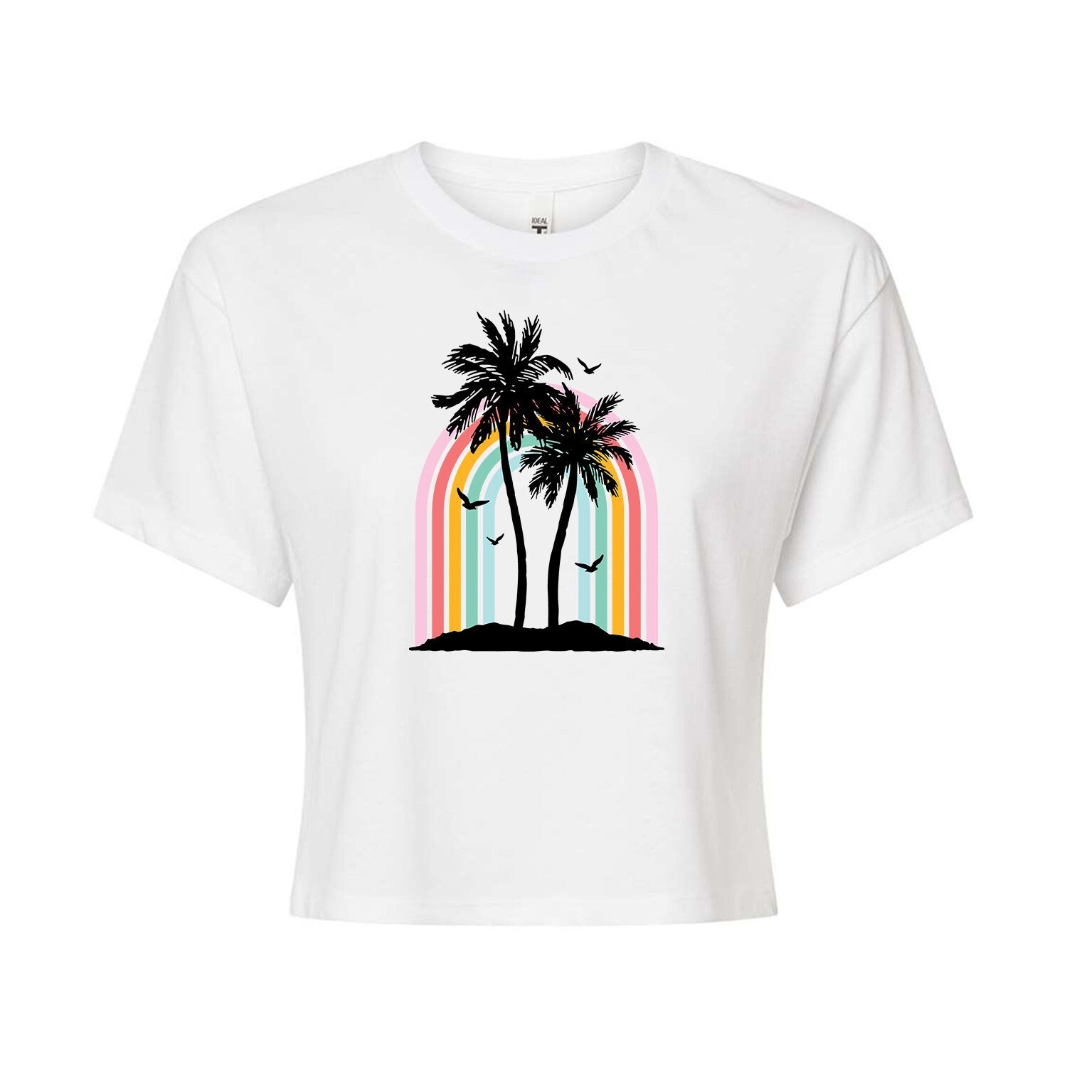 Укороченная футболка с рисунком Palm Trees для юниоров и радужным рисунком Licensed Character
Укороченная футболка с рисунком Palm Trees для юниоров и радужным рисунком Licensed Character