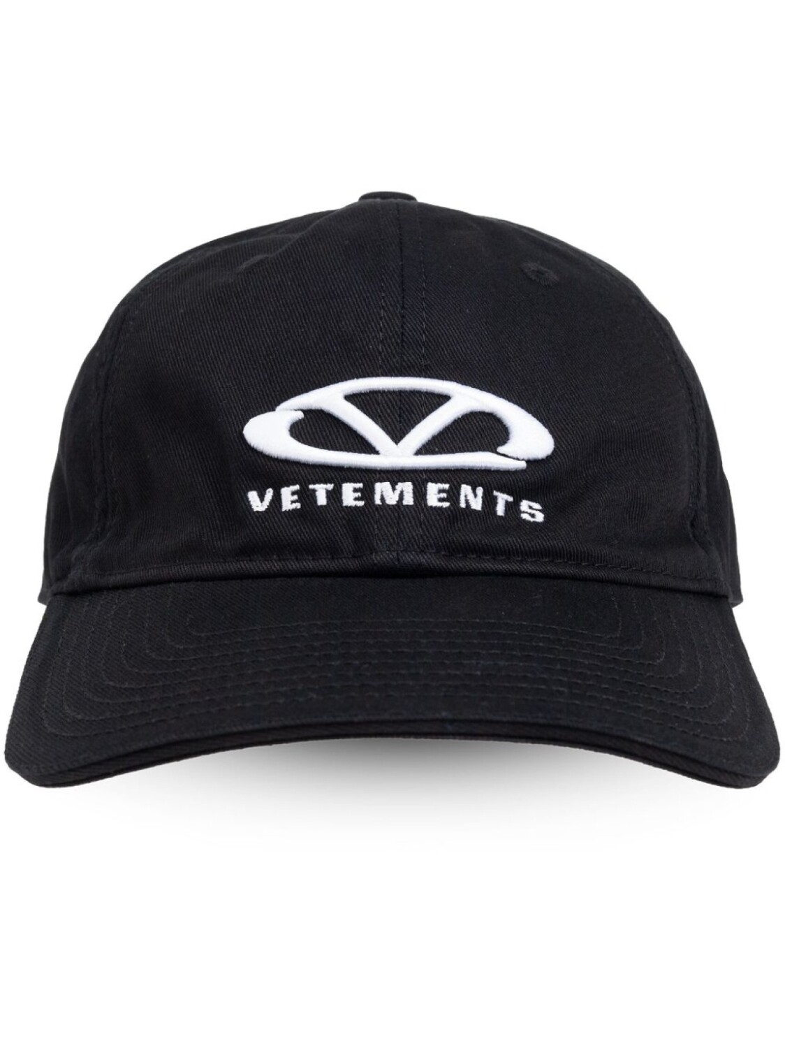Кепка с вышитым логотипом VETEMENTS, черный
Кепка с вышитым логотипом VETEMENTS, черный