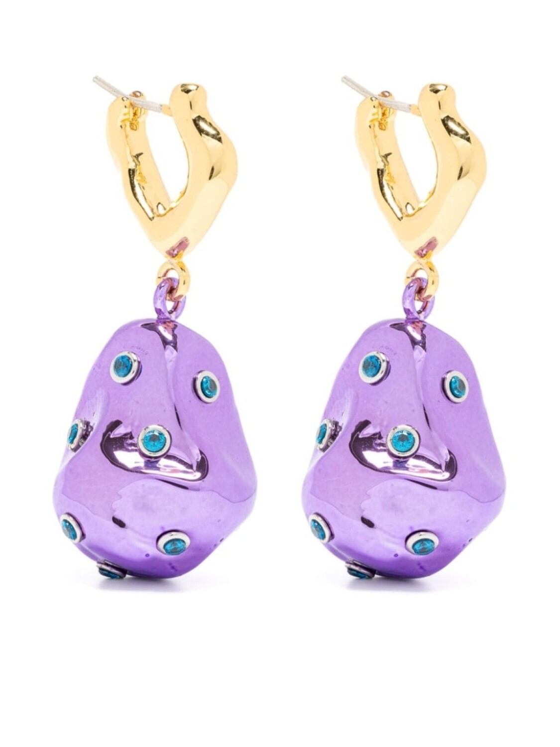 Серьги-подвески с кристаллами Vann Jewelry, золотой
Серьги-подвески с кристаллами Vann Jewelry, золотой