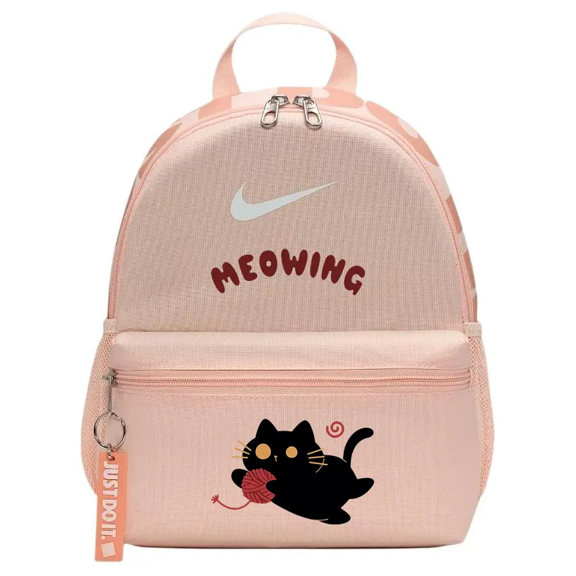 Nike Тканевый рюкзак унисекс кораллово-красный и абрикосово-желтый, Totoro Ball Cat
Nike Тканевый рюкзак унисекс кораллово-красный и абрикосово-желтый, Totoro Ball Cat