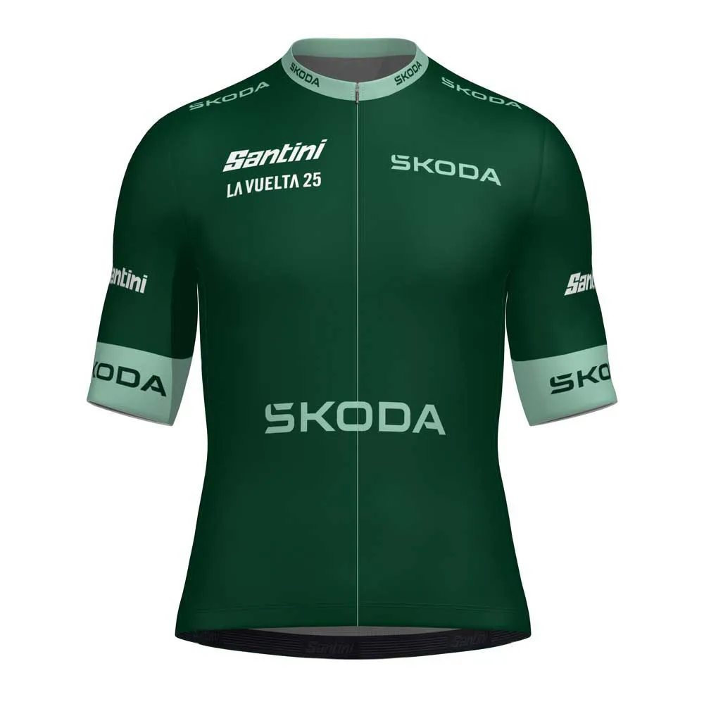 Джерси Santini La Vuelta Points Leader short sleeve, зеленый
Джерси Santini La Vuelta Points Leader short sleeve, зеленый