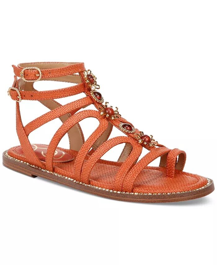 Гладиаторы на плоской подошве с декорированными ремешками Tianna Sam Edelman, оранжевый
Гладиаторы на плоской подошве с декорированными ремешками Tianna Sam Edelman, оранжевый