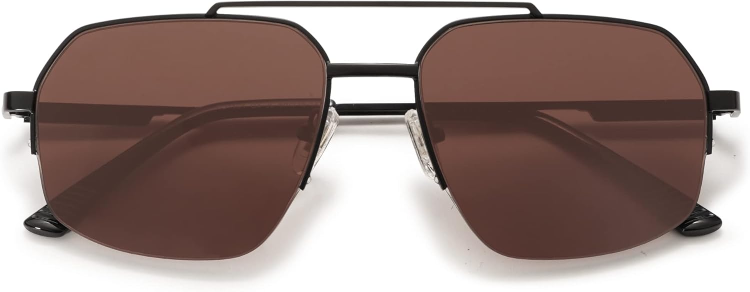 Модные солнцезащитные очки-авиаторы SOJOS для мужчин и женщин, в стиле ретро, с двойной перемычкой, металлической оправой и полуободковой конструкцией, модель SJ1191, Grey
Модные солнцезащитные очки-авиаторы SOJOS для мужчин и женщин, в стиле ретро, с двойной перемычкой, металлической оправой и полуободковой конструкцией, модель SJ1191, Grey