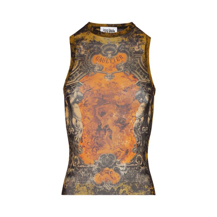 Топ Jean Paul Gaultier Médaillon Tank Top, Black/Vintage Blue/Green
Топ Jean Paul Gaultier Médaillon Tank Top, Black/Vintage Blue/Green