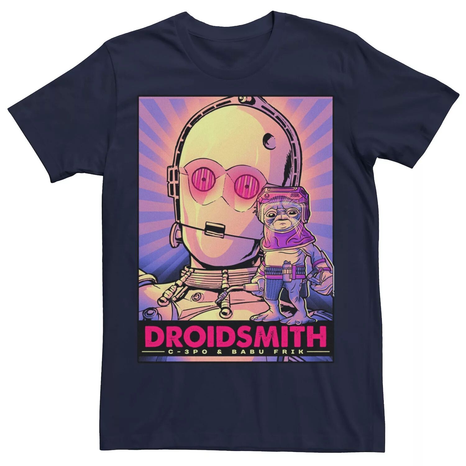 Мужская одежда: неоновая футболка The Rise Of Skywalker C-3PO и Babu Frik Star Wars
Мужская одежда: неоновая футболка The Rise Of Skywalker C-3PO и Babu Frik Star Wars