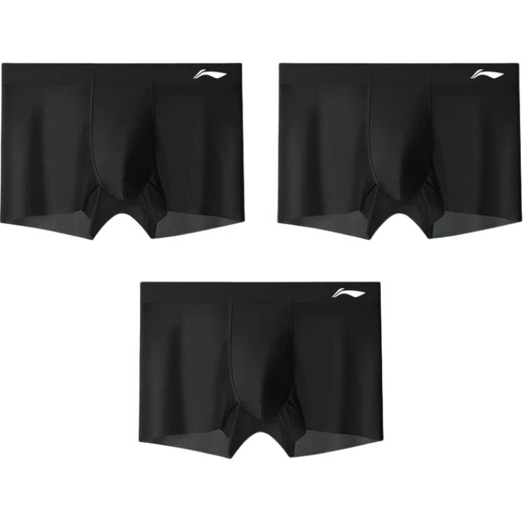 Трусы боксеры Li-Ning для мужчин, 3 шт, черные
Трусы боксеры Li-Ning для мужчин, 3 шт, черные