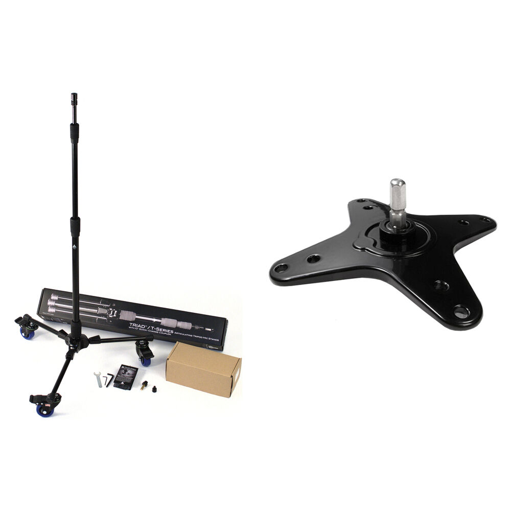 Микрофонная стойка Triad-Orbit T3C Rolling Tripod Stand and VESA Video Display
Микрофонная стойка Triad-Orbit T3C Rolling Tripod Stand and VESA Video Display