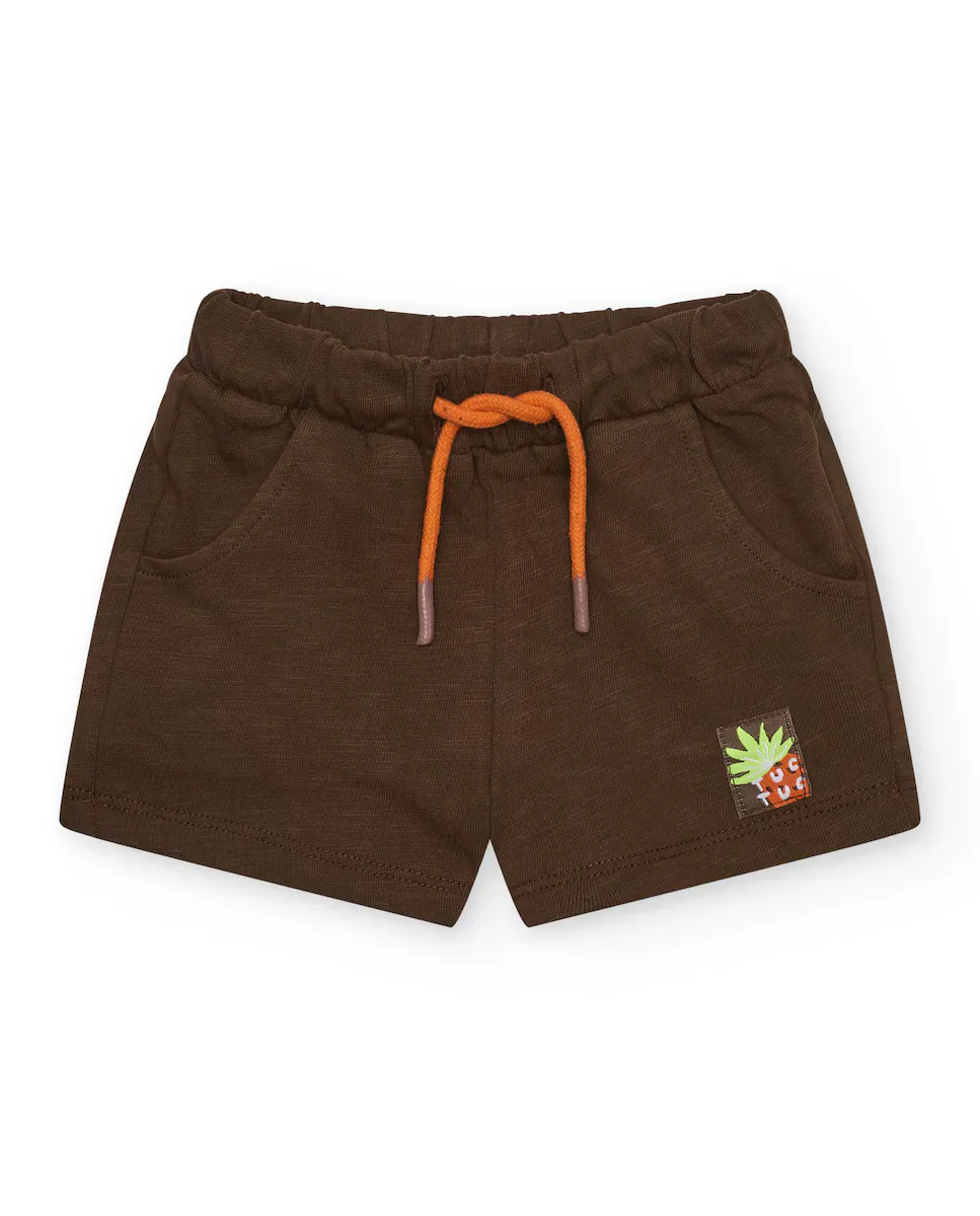 Шорты-бермуды для мальчика с эластичным поясом и шнурком Tuc tuc, коричневый
Шорты-бермуды для мальчика с эластичным поясом и шнурком Tuc tuc, коричневый