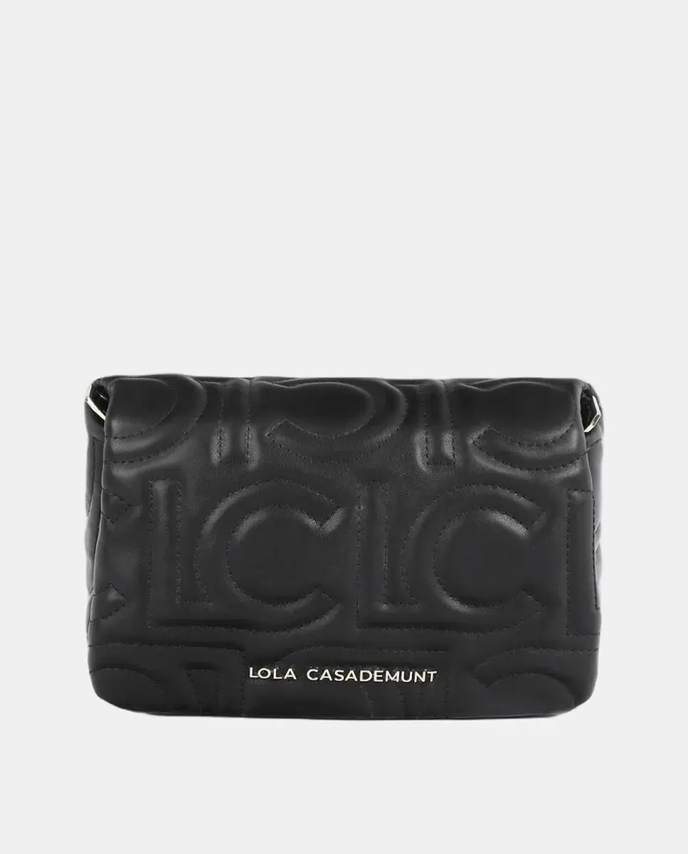 Сумка-бандо льва с логотипом, стеганая, под эффект кожи, с ручкой и цепочкой Lola Casademunt, черный
Сумка-бандо льва с логотипом, стеганая, под эффект кожи, с ручкой и цепочкой Lola Casademunt, черный