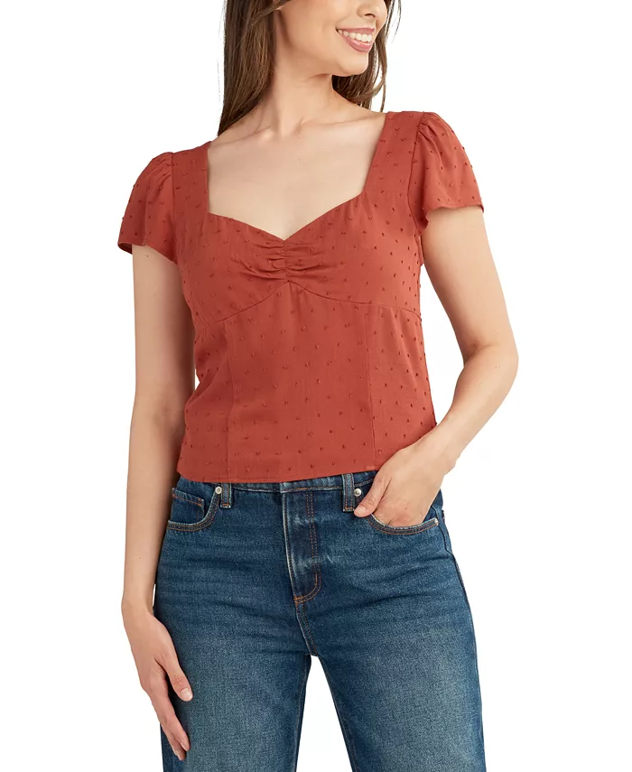 Женский топ с сердцевидным вырезом Clip-Dot BCX, коричневый
Женский топ с сердцевидным вырезом Clip-Dot BCX, коричневый