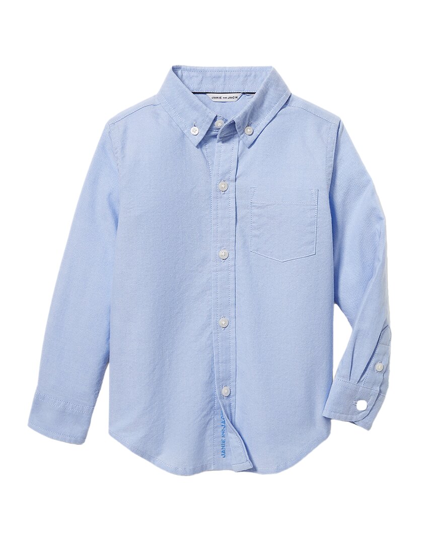 Джени и Джек «Оксфордская рубашка на пуговицах» Janie and Jack, синий
Джени и Джек «Оксфордская рубашка на пуговицах» Janie and Jack, синий