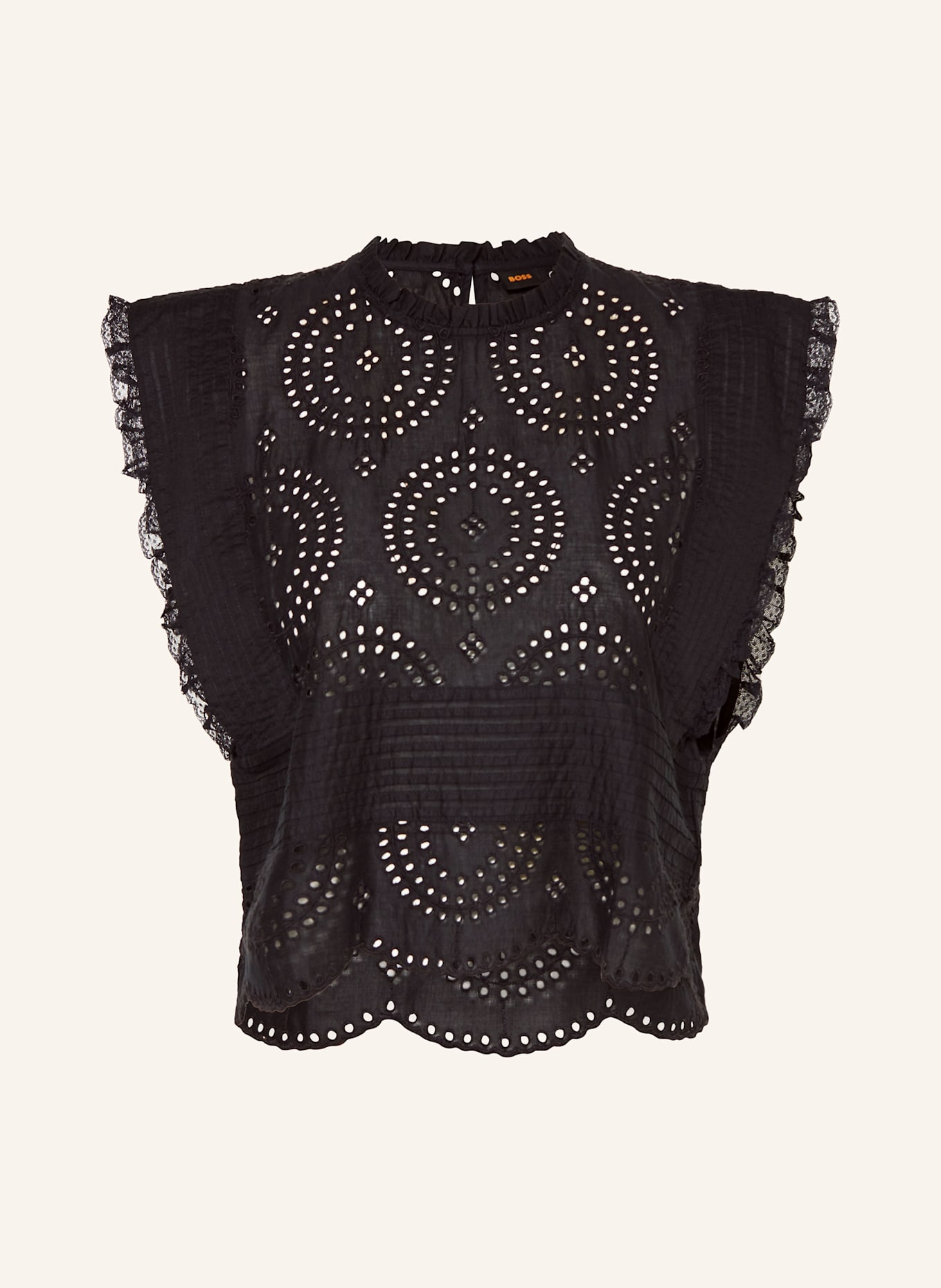 Блузка топ бреди из кружева Boss, черный
Блузка топ бреди из кружева Boss, черный