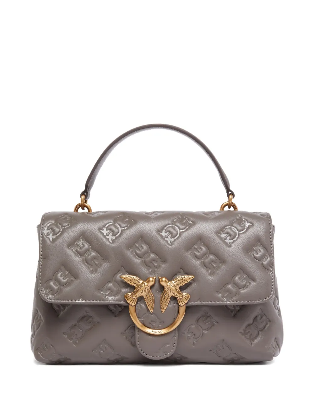 Сумка-сэтчел с тиснением Love Birds PINKO, серый
Сумка-сэтчел с тиснением Love Birds PINKO, серый