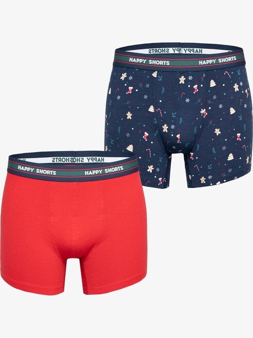 Ретро брюки рождество Happy Shorts, мультиколор 
Ретро брюки рождество Happy Shorts, мультиколор