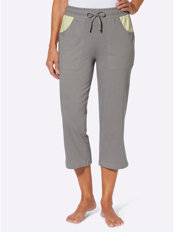 Брюки 7/8 серого цвета Sieh an!
Брюки 7/8 серого цвета Sieh an!