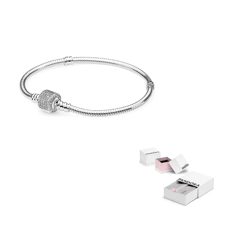 Pandora Браслет Moments Sparkling Pavé с застежкой-змейкой серебристый
Pandora Браслет Moments Sparkling Pavé с застежкой-змейкой серебристый
