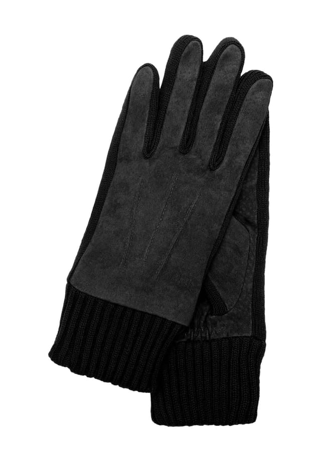 Перчатки замшевые трикотажные однотонные Otto Kessler, черный
Перчатки замшевые трикотажные однотонные Otto Kessler, черный
