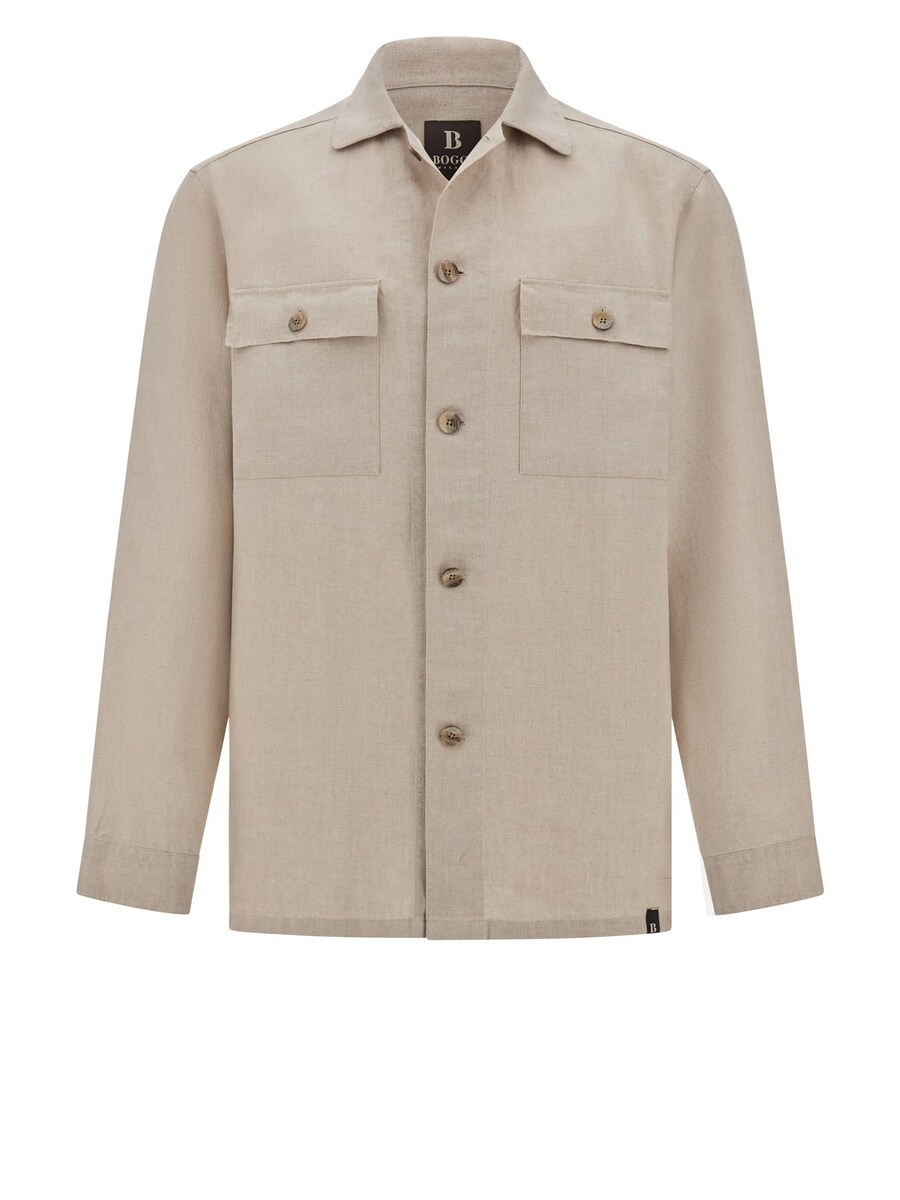 Рубашка на пуговицах классического кроя Boggi Milano Camp, песочный 
Рубашка на пуговицах классического кроя Boggi Milano Camp, песочный