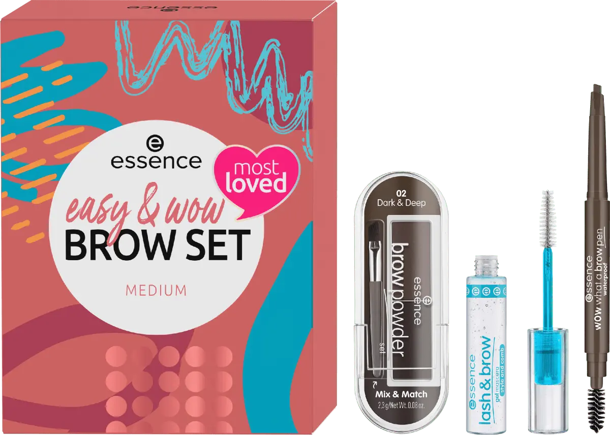 Подарочный набор Easy Wow Brow Medium 3 шт. 1 шт. essence
Подарочный набор Easy Wow Brow Medium 3 шт. 1 шт. essence