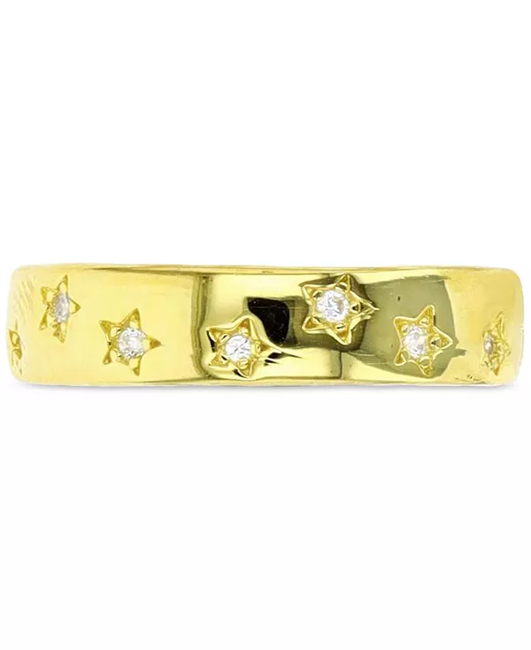 Кольцо Macy'S со звездой и кубическим цирконием (0,174 карата) из 14-каратного желтого золота на стерлинговом серебре Macy'S, gold
Кольцо Macy'S со звездой и кубическим цирконием (0,174 карата) из 14-каратного желтого золота на стерлинговом серебре Macy'S, gold