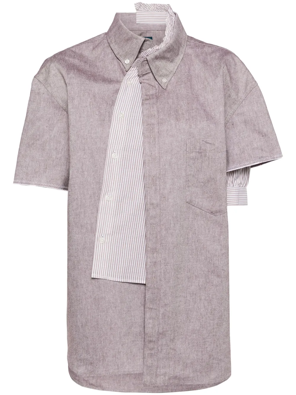 Рубашка асимметричного кроя Kolor, коричневый
Рубашка асимметричного кроя Kolor, коричневый