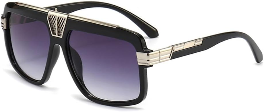 Мужские солнцезащитные очки в стиле панк большого размера для активного отдыха и спорта, защита от ультрафиолета UV400, женские винтажные солнцезащитные очки MTZJH, Black Gray Gradient
Мужские солнцезащитные очки в стиле панк большого размера для активного отдыха и спорта, защита от ультрафиолета UV400, женские винтажные солнцезащитные очки MTZJH, Black Gray Gradient