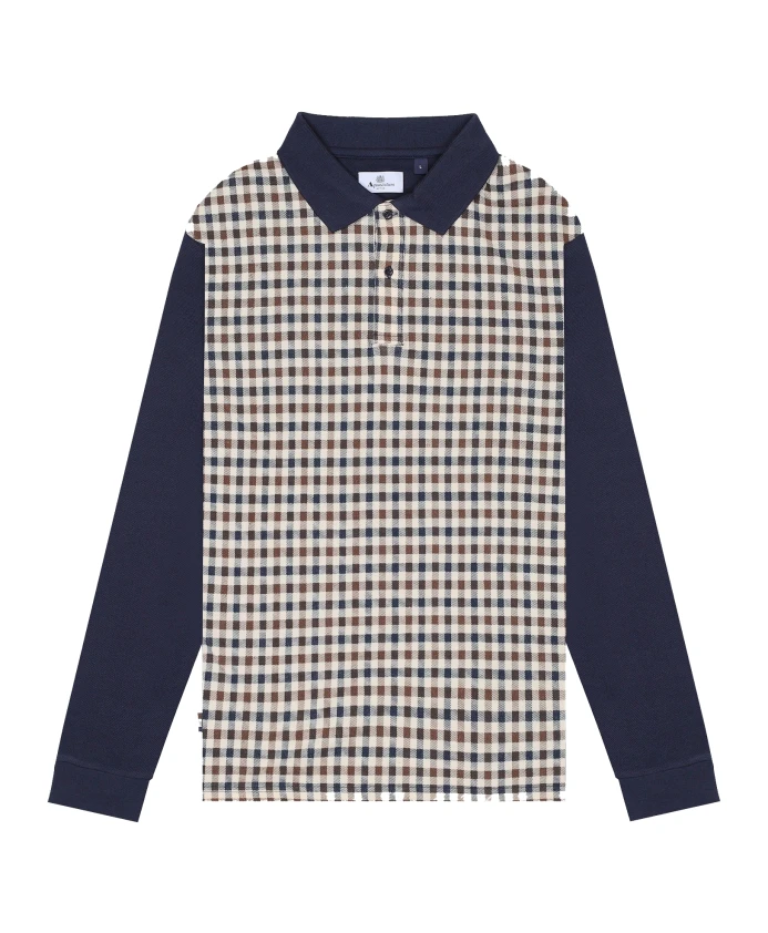 Знаменитая поло с длинным рукавом спереди Aquascutum, мультиколор
Знаменитая поло с длинным рукавом спереди Aquascutum, мультиколор