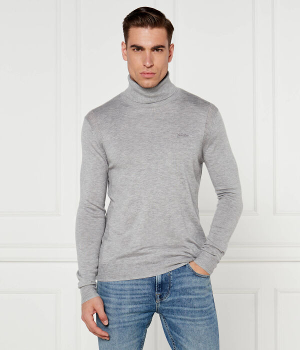 Водолазка мужская Guess Jeans облегающего кроя, серый
Водолазка мужская Guess Jeans облегающего кроя, серый