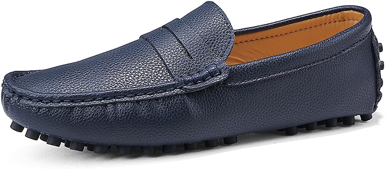 Мужские лоферы Santimon Loafers, повседневные кожаные слипоны, модные легкие туфли и прогулок для мужчин, синий
Мужские лоферы Santimon Loafers, повседневные кожаные слипоны, модные легкие туфли и прогулок для мужчин, синий