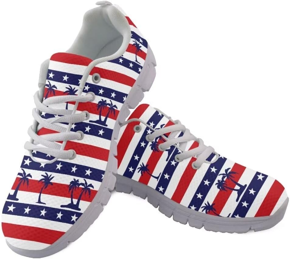 Женские и мужские кроссовки Jeiento для бега на открытом воздухе, модные теннисные туфли, повседневная обувь для путешествий и ходьбы, плоская обувь с дышащей сеткой для тренировок и повседневного ношения, Coconut Palm American Flag
Женские и мужские кроссовки Jeiento для бега на открытом воздухе, модные теннисные туфли, повседневная обувь для путешествий и ходьбы, плоская обувь с дышащей сеткой для тренировок и повседневного ношения, Coconut Palm American Flag