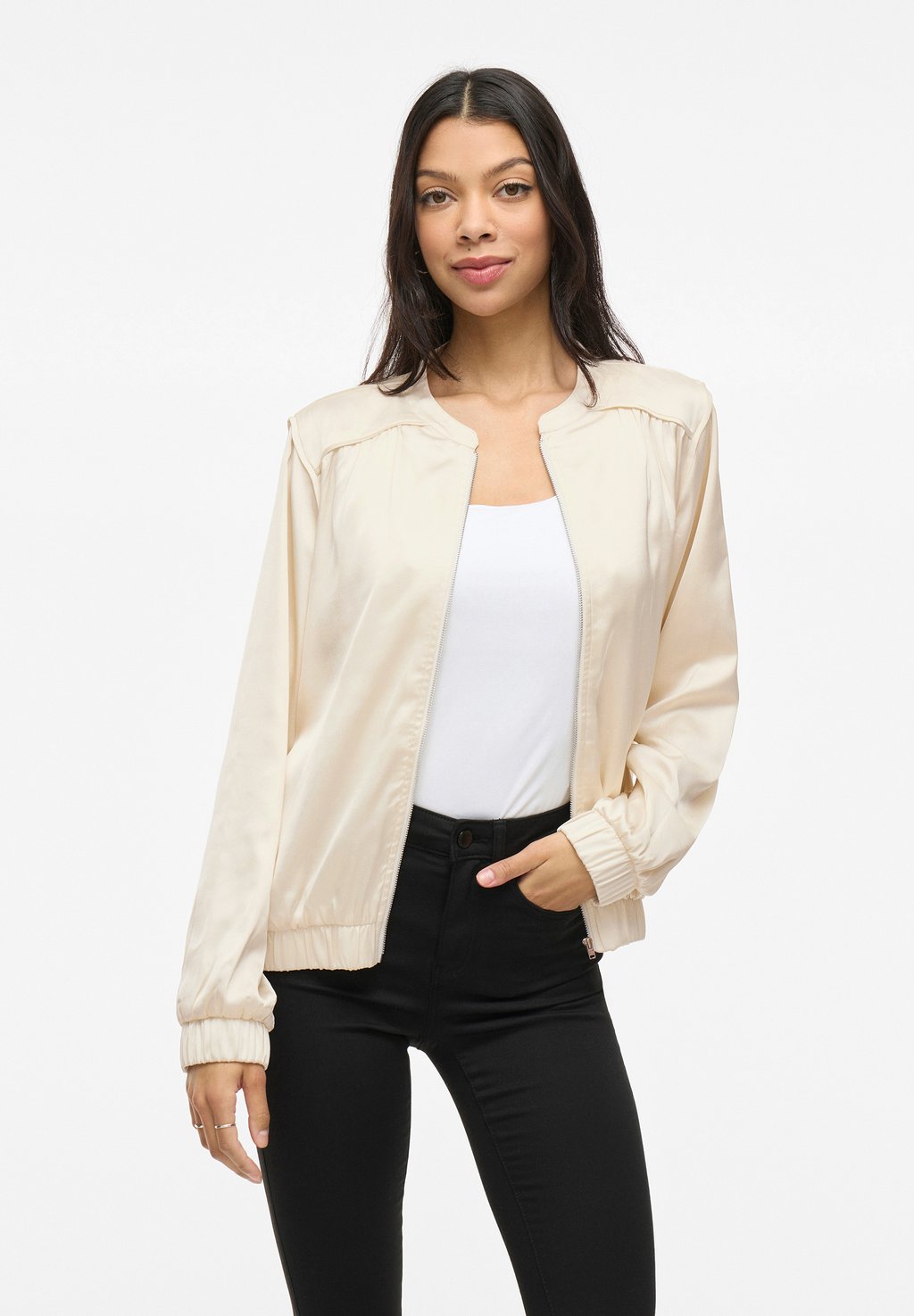 Куртка-бомбер VILA, белый
Куртка-бомбер VILA, белый