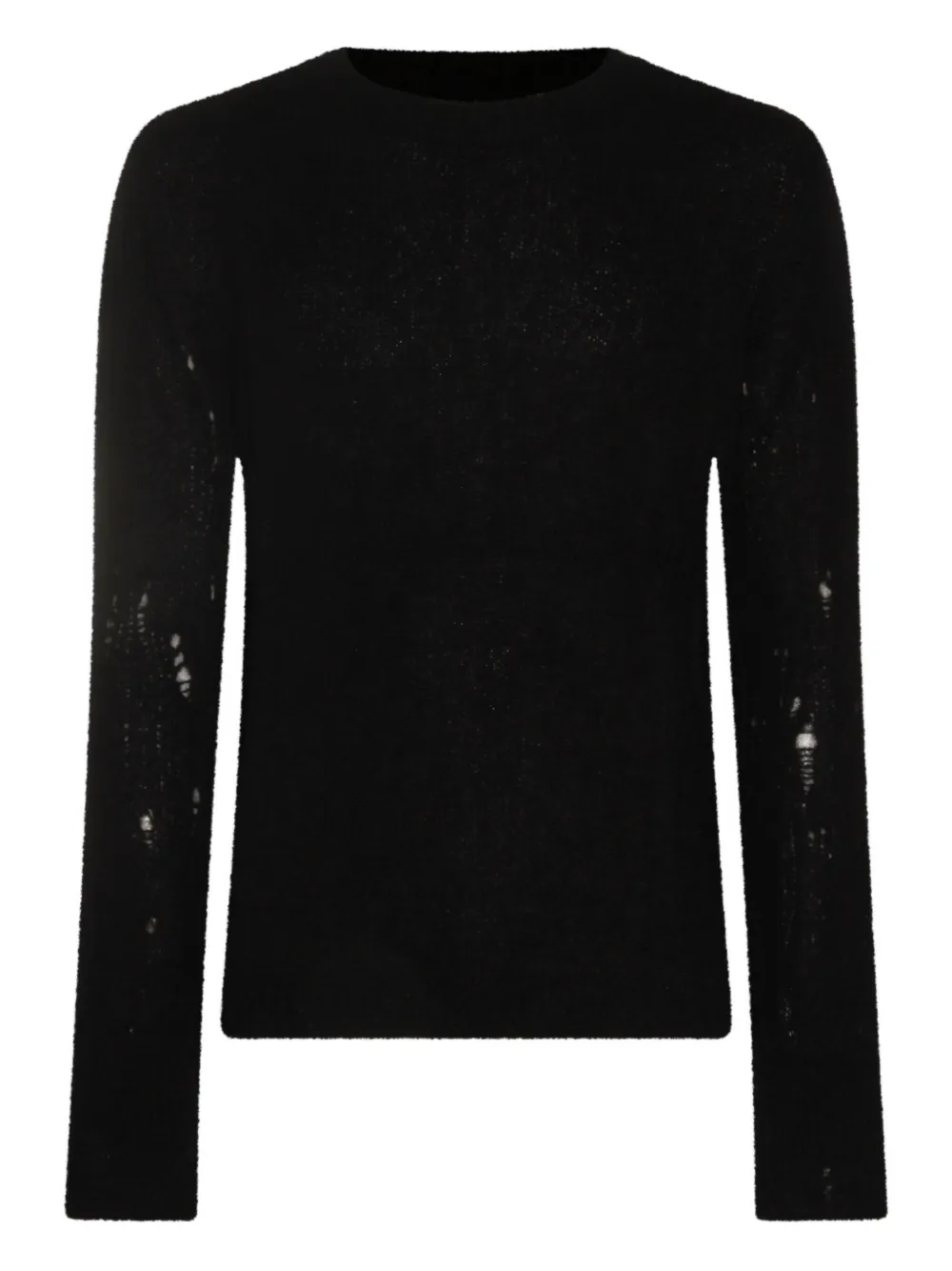 Свитер с эффектом потертости с длинными рукавами Thom Krom, черный
Свитер с эффектом потертости с длинными рукавами Thom Krom, черный