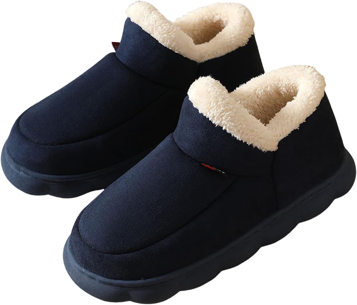 Тапочки HEVOY Fuzzy для женщин и мужчин, домашние зимние теплые с искусственным мехом, с противоскользящей подошвой, плюшевый комфорт для спальни, тапочки с мемори-пеной, темно-синий
Тапочки HEVOY Fuzzy для женщин и мужчин, домашние зимние теплые с искусственным мехом, с противоскользящей подошвой, плюшевый комфорт для спальни, тапочки с мемори-пеной, темно-синий
