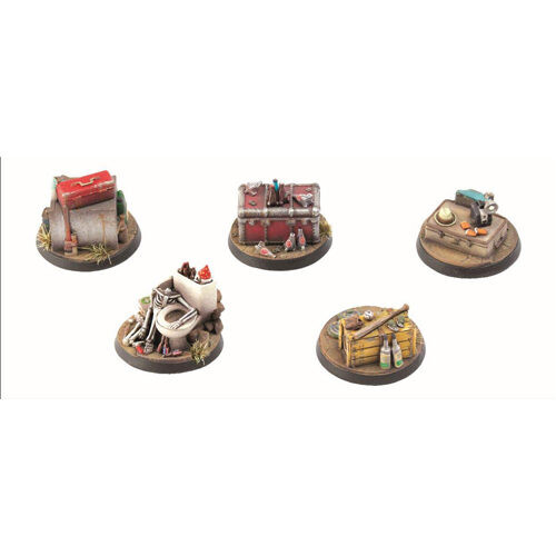 Фигурки Fallout: Wasteland Warfare – Objective Set 1 Modiphius
Фигурки Fallout: Wasteland Warfare – Objective Set 1 Modiphius