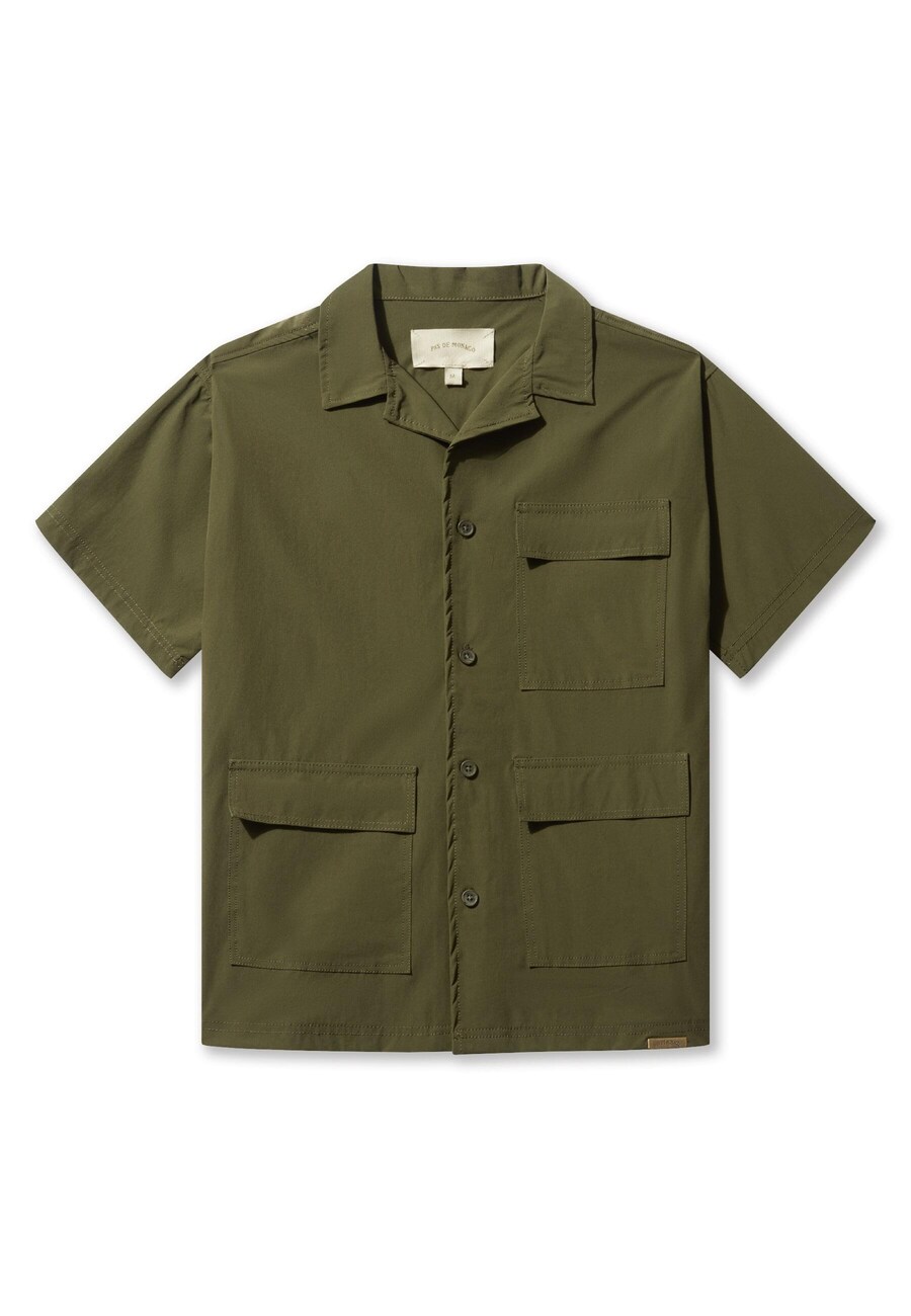 Рубашка Pas De Monaco Utility, хаки
Рубашка Pas De Monaco Utility, хаки