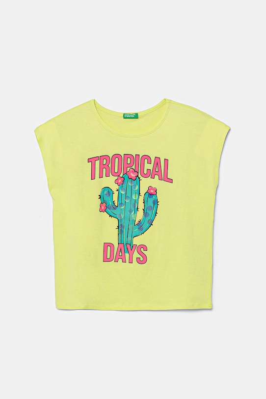 Детская хлопковая футболка United Colors Of Benetton, желтый
Детская хлопковая футболка United Colors Of Benetton, желтый