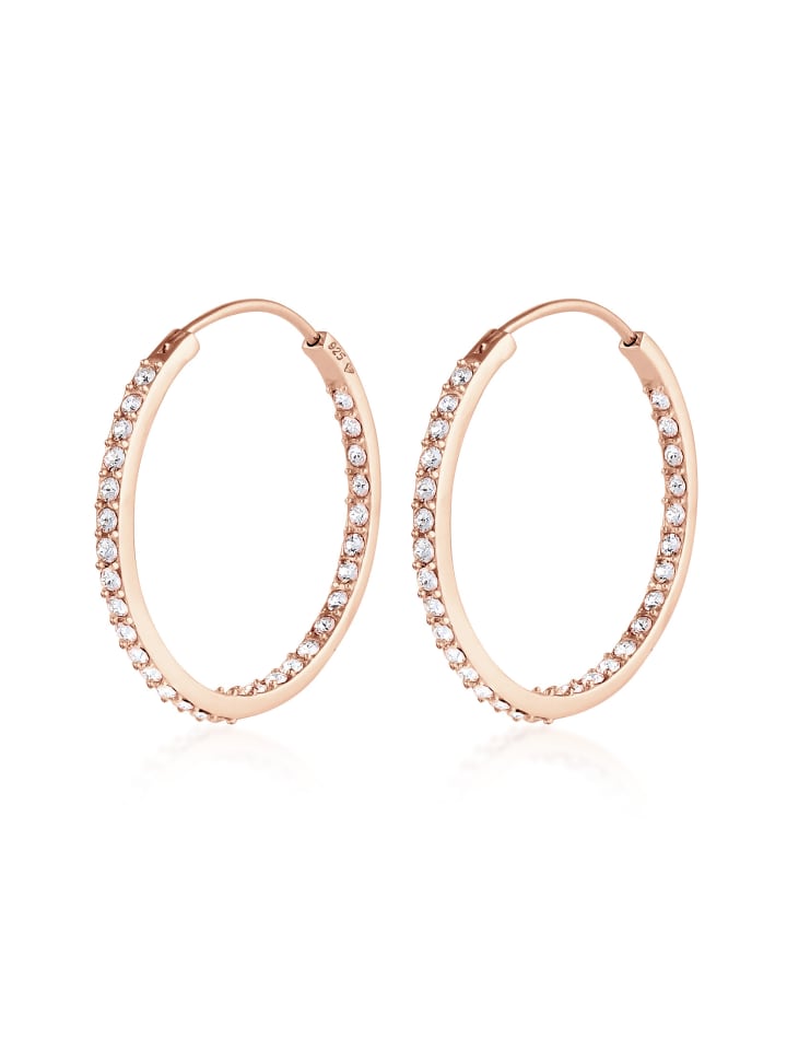 Elli Серьги из розового золота 925 пробы белого цвета
Elli Серьги из розового золота 925 пробы белого цвета