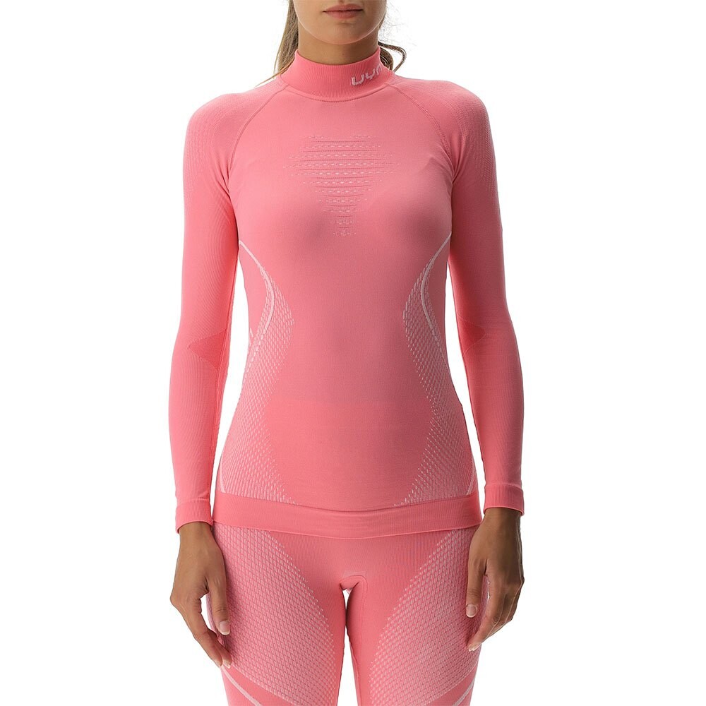 Базовый слой с длинным рукавом UYN Evolutyon Turtle Neck, розовый 
Базовый слой с длинным рукавом UYN Evolutyon Turtle Neck, розовый