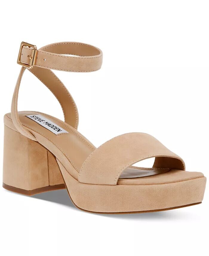 Женские босоножки Mercerr из двух частей на блочном каблуке Steve Madden, бежевый
Женские босоножки Mercerr из двух частей на блочном каблуке Steve Madden, бежевый
