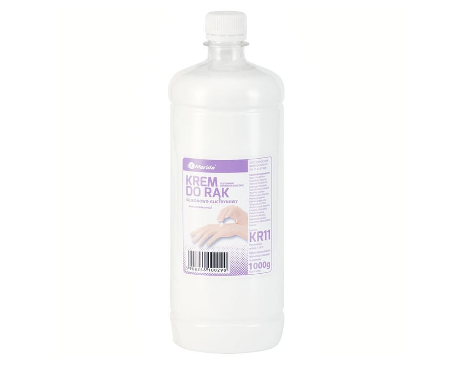 Защитный крем для рук Merida KR11, флакон 1000 г
Защитный крем для рук Merida KR11, флакон 1000 г
