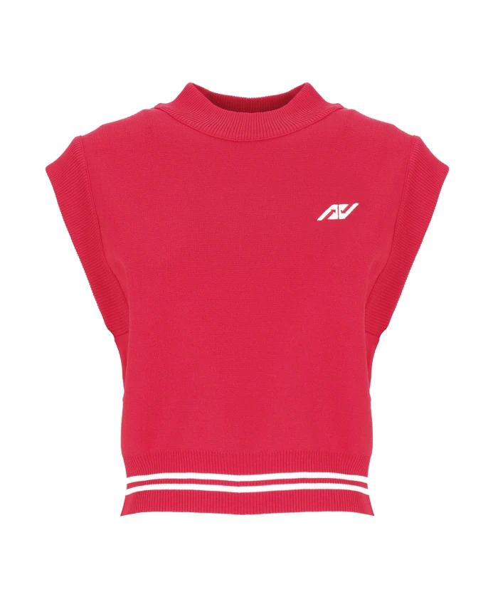 Топ без рукавов с контрастным логотипом Autry, красный
Топ без рукавов с контрастным логотипом Autry, красный